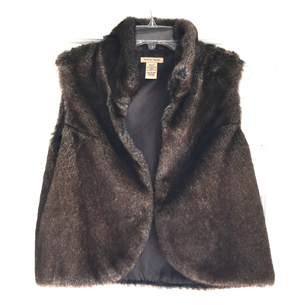 Faux fur vest
